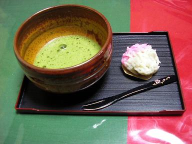 抹茶と和菓子