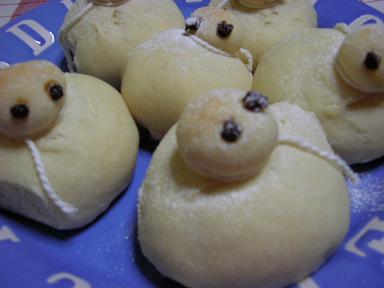 雪だるま風パン