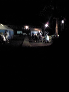 古い神社のお正月の風景