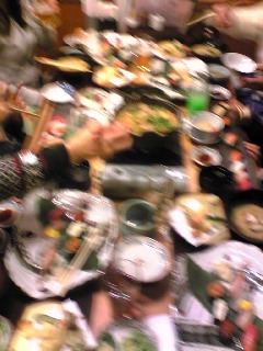 ピンボケで申し訳ないですが･･･お料理の写真