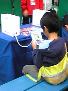 パワプロ１０お試し中の次男