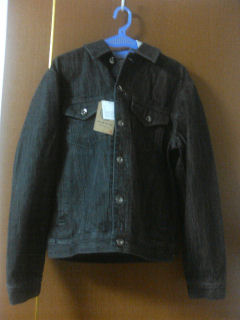 フード付きデニムJKT