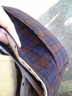 おじさんバッグ内側