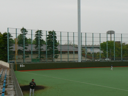 [等々力球場レフト方向]
