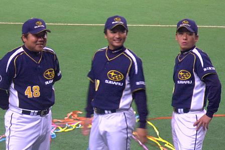 [馬場コーチ＆佐伯選手]