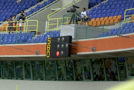 [ネット裏のカウント表示]