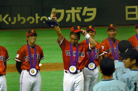 [首位打者賞・平馬選手]