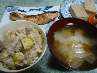 栗ご飯０９