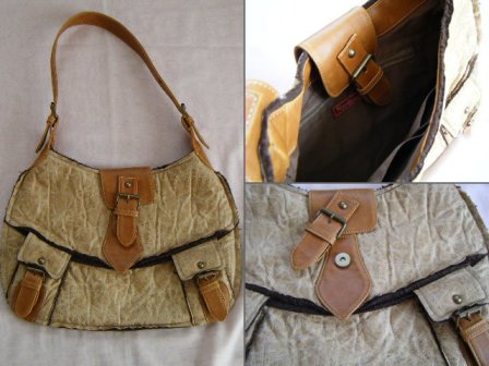 ウォッシャブル加工バッグ