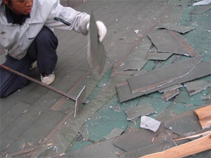 屋根剥がし1