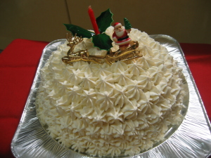 クリスマスドームケーキ.JPG