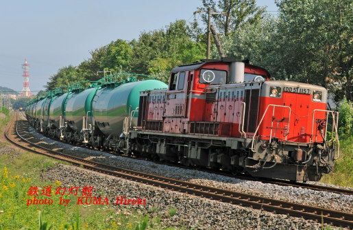 室蘭本線のDD51牽引貨物