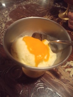 インド料理　モハン　アイスクリーム♪