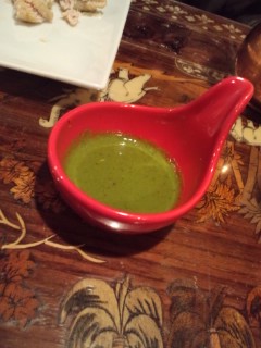 インド料理　モハン　辛味ソース