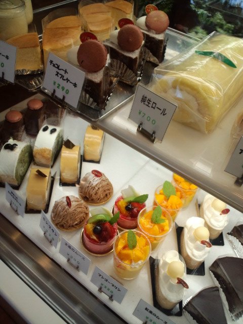 可愛いケーキがたくさん♪