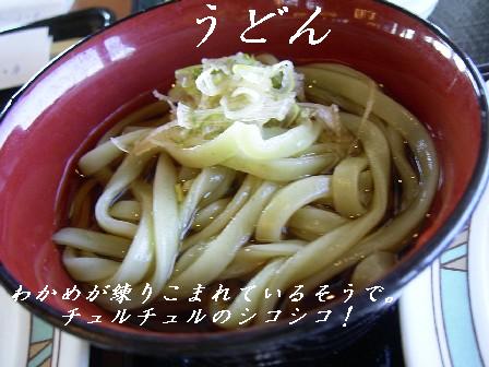 ワカメ練りこみうどん