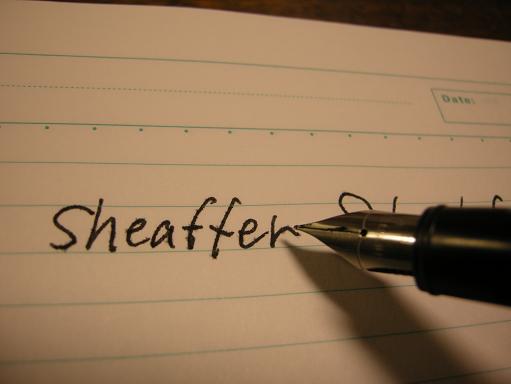 sheaffer S write.JPG