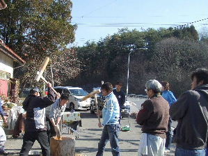 お餅つき5