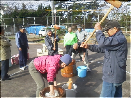 餅つき大会