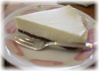 レアチーズケーキ*