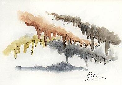 秋芳洞（傘づくし）