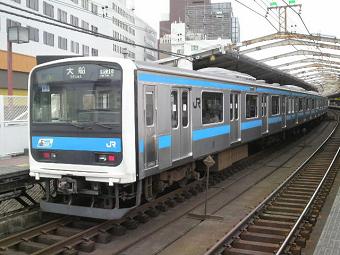 JR京浜東北・根岸線209系（関内駅にて、2009年7月31日16:14撮影）