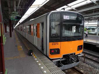 東武50070系（和光市駅にて）