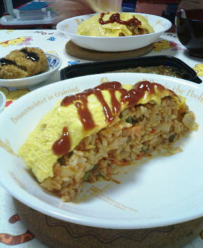 オムライスの中身