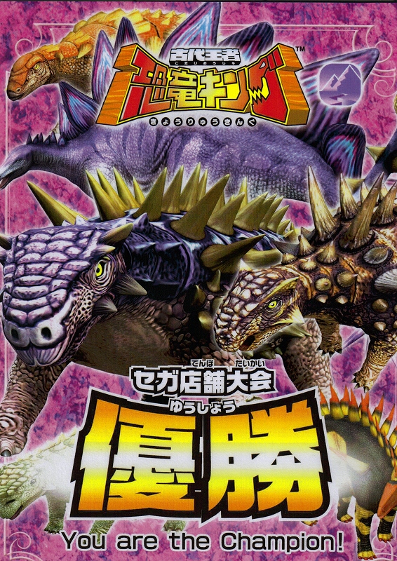 ＳＷ優勝賞状　土