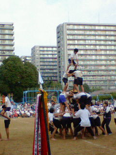 Ｈ21.組み体操～タワー