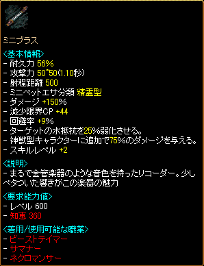 ミニブラス