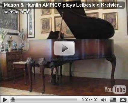 YouTube - Mason & Hamlin AMPICO plays Leibesleid Kreisler-Rachmaninoff