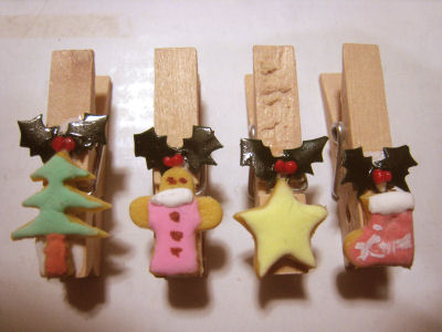 ミニチュアクリスカスクッキークリップ1