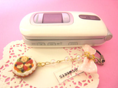 ミニチュアフルーツタルトストラップ2