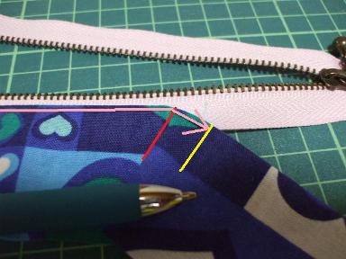 ファスナー付きお散歩バック