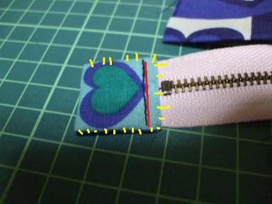 ファスナー付きお散歩バック