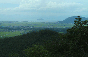 琵琶湖と竹生島