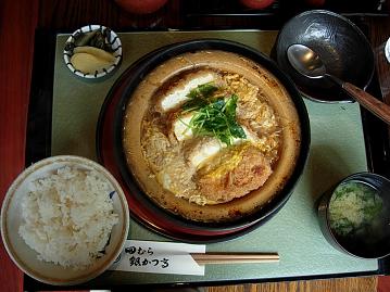 豆腐かつ煮定食