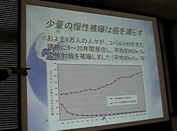 少量の慢性被曝は癌を減らす