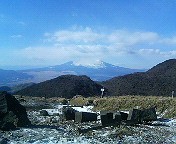 駒ケ岳から見た富士山