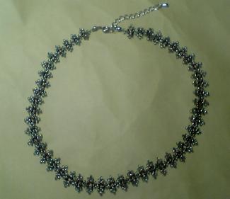 モチーフ編みネックレス