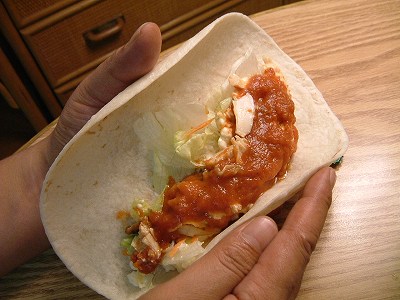 チキン手巻き