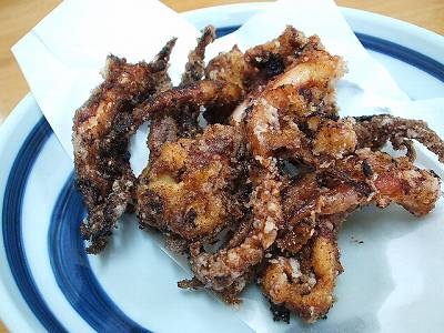 命がけのゲソ唐揚げ