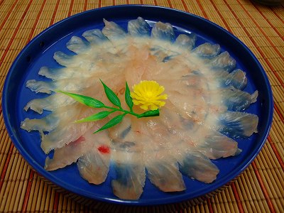 昆布〆薄造り