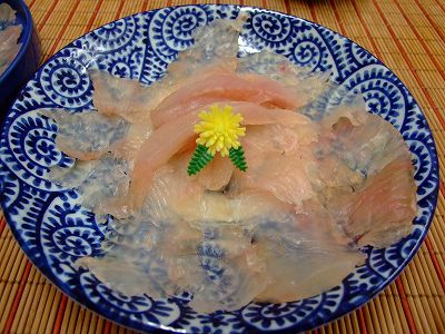 昆布〆刺身