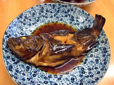 クロソイの煮つけ