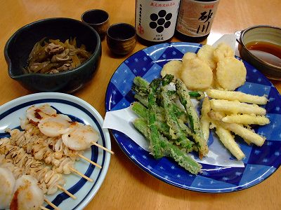 塩焼きと天ぷら