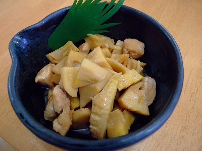 筍と鶏の炒め煮
