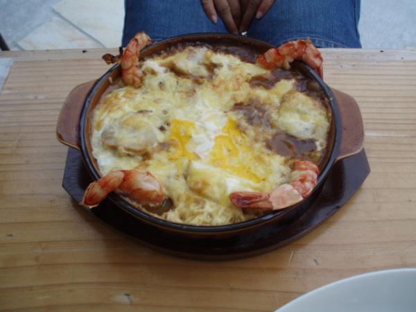 シーフード焼きカレー