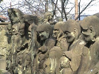 川越市の五百羅漢